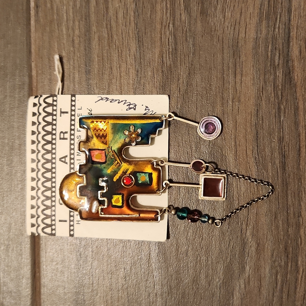 Yossi Handmade brooch Israel